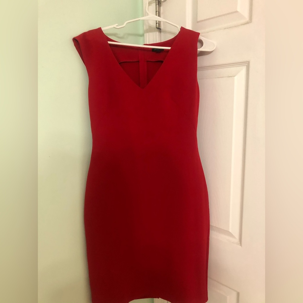 Ann Taylor Red Sleeveless Dress size 8